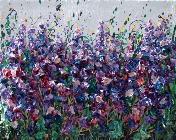 Plum Blossom Mixed Media