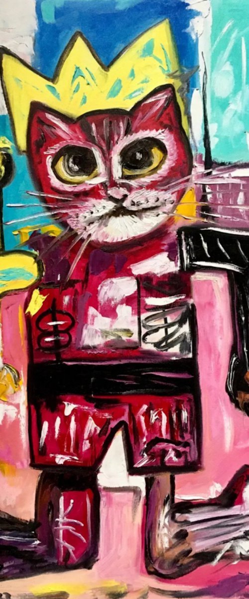 King Cat Troy in a CROWN by Olga Koval