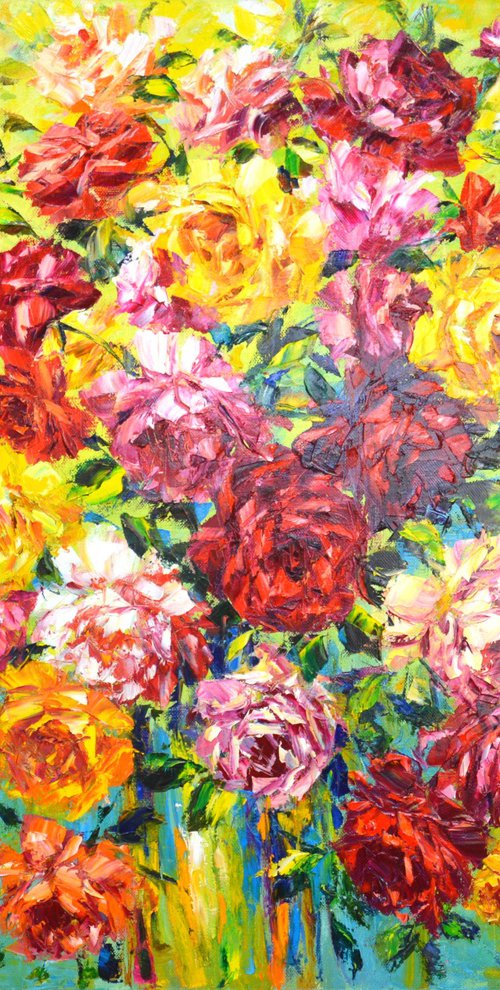 Bright bouquet of flowers 2. by Iryna Kastsova