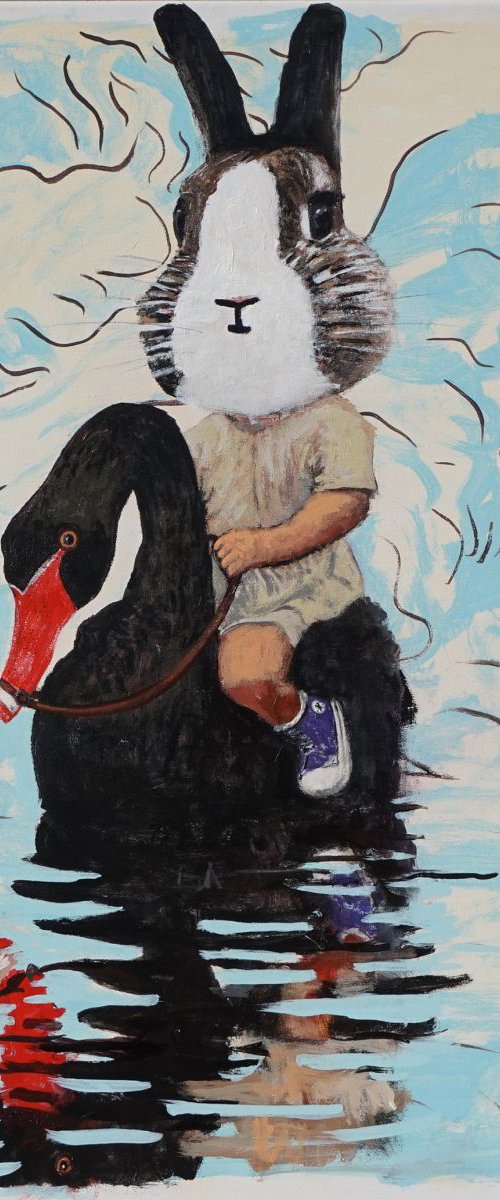 I want to ride my swan by Julio Fierro