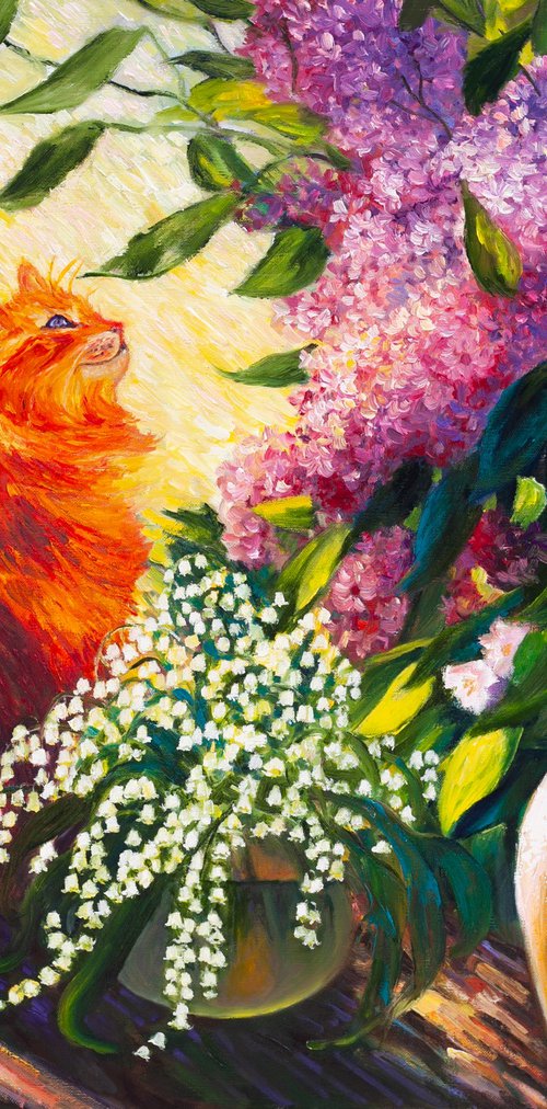 Summer Lilacs by Liudmila Pisliakova