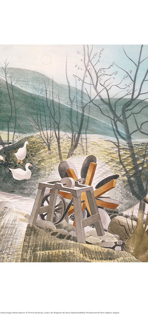 The Waterwheel by Eric Ravilious