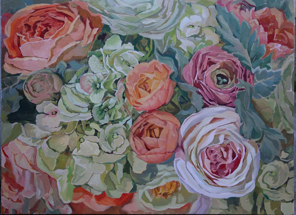 Rose e Ortensie by Ann Guse