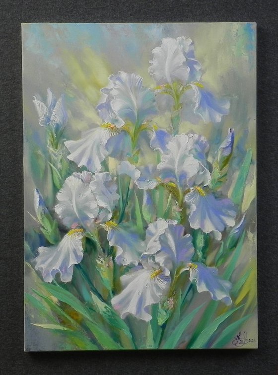 "Irises" Original art