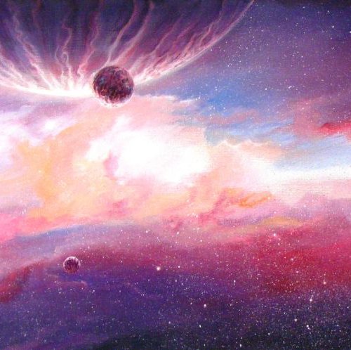 Purple nebula by Ivan  Grozdanovski