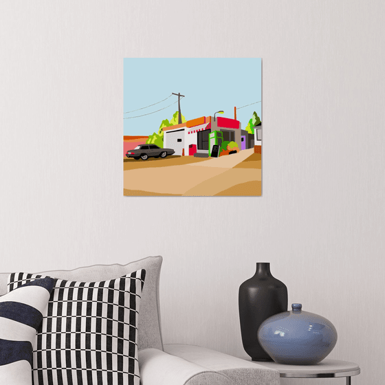 Restaurant (Restaurante)  (pop art, landscape)