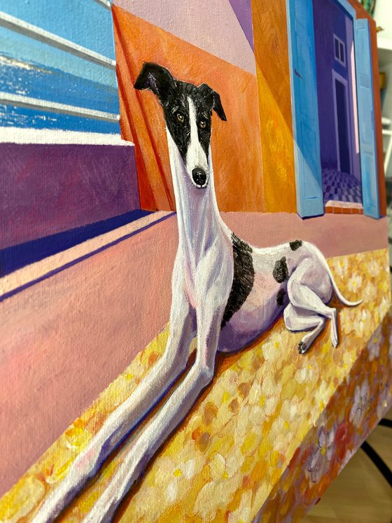 Keeper of the Light. Spanish Greyhound