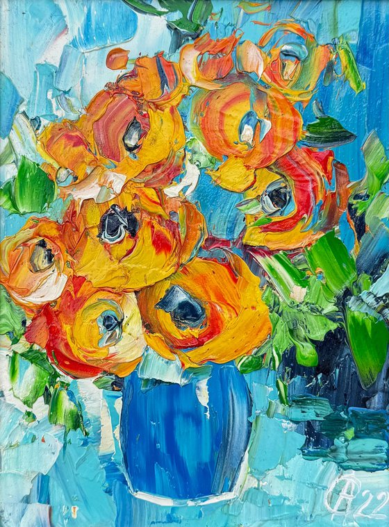 Vase in orange