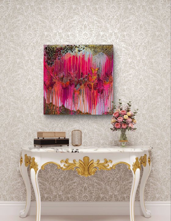 Pink wonder butterflies