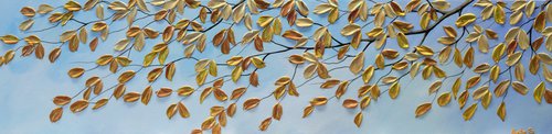 Golden Leaves by Nataliya Stupak