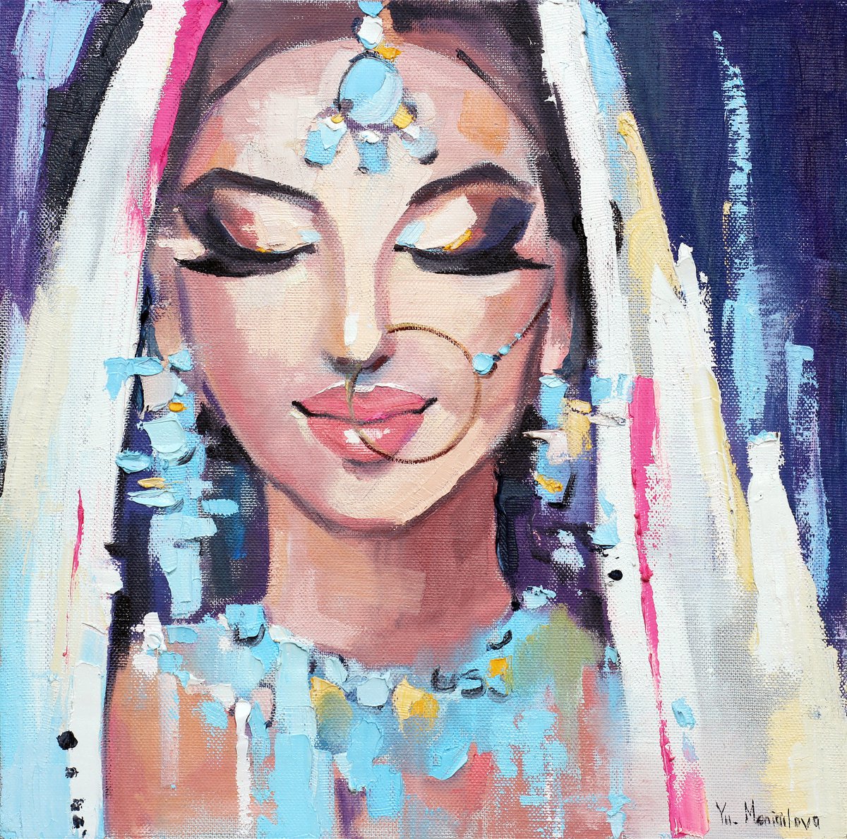 Indian woman #2 by Yuliia Meniailova