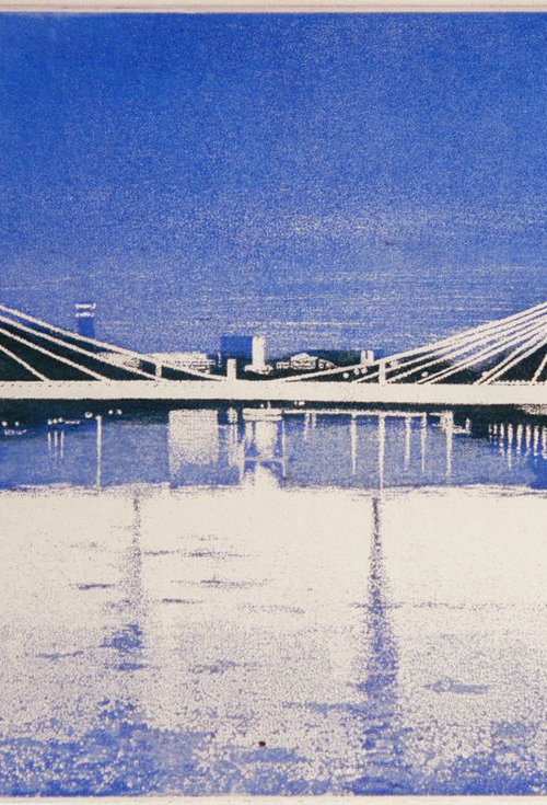 Albert Bridge at Twilight by Isabel Hutchison