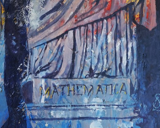 The Mathematica (hot wax on OSB)