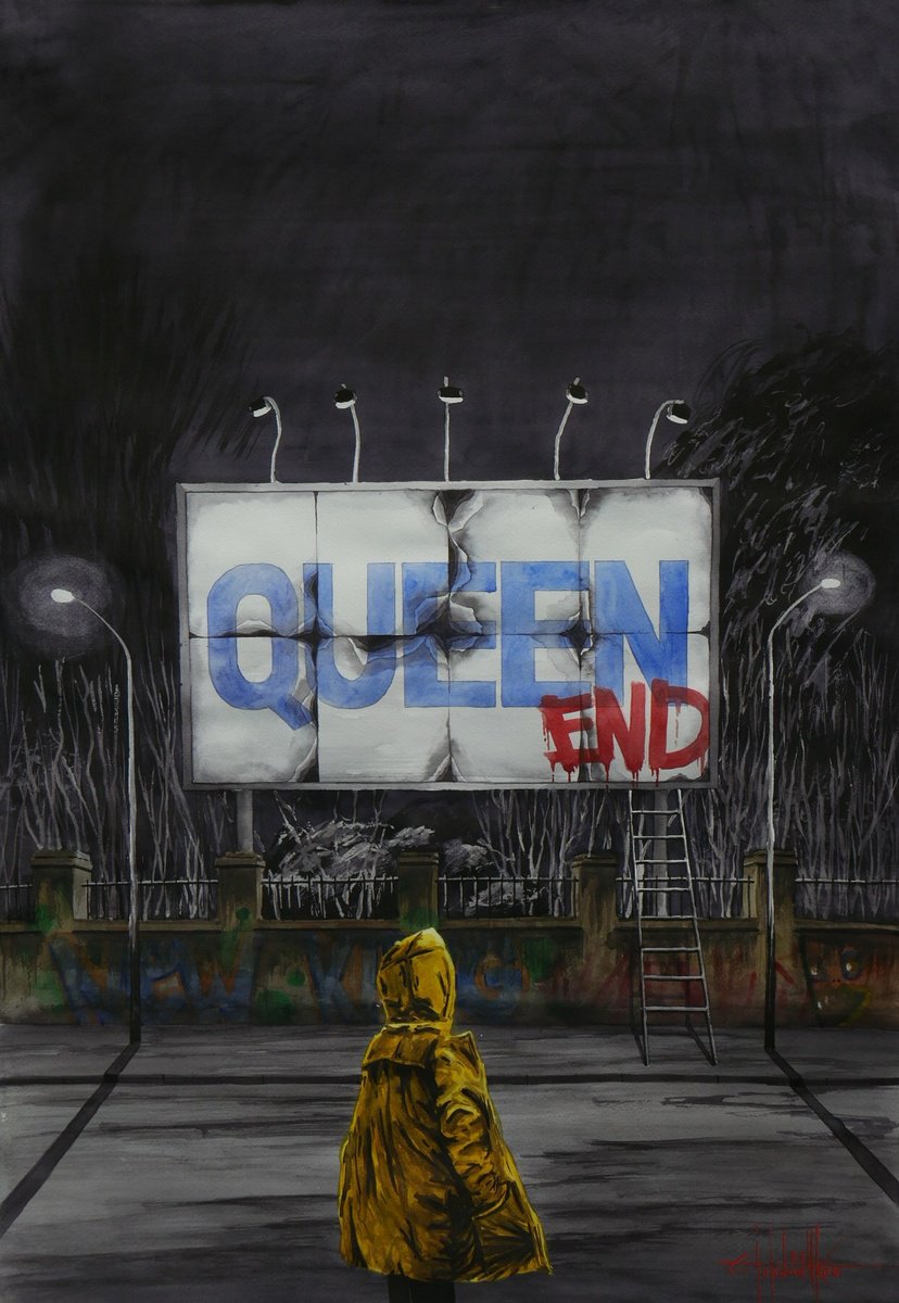 Photorealistic Cityscapes Watercolour By Eugene Gorbachenko, 20 X 28, Newscast 2022 Watercolor On Paper 70X50, Artfinder