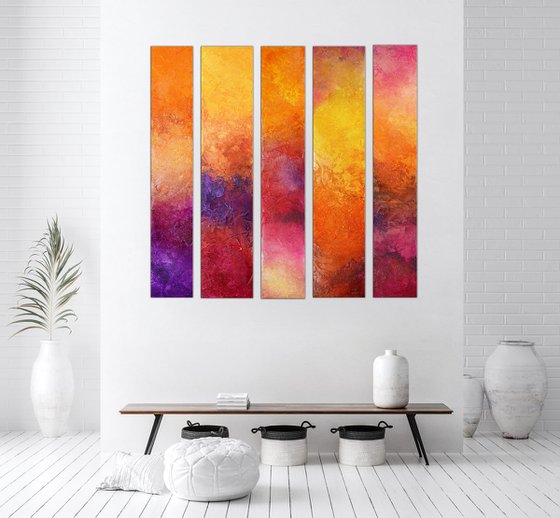 Pillars of colors - Be Bold
