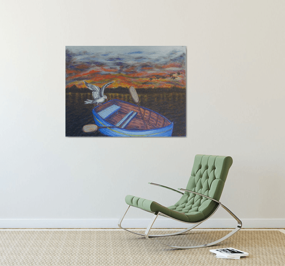 Sunset Over Pelican Lake