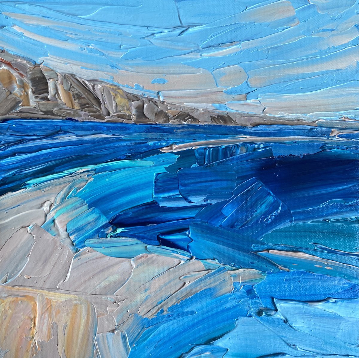  The Shore By Guzaliya Xavier, 12 X 12, Artwork For Sale On Artfinder