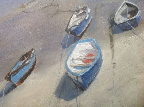 Boats on the sand, St. Ives