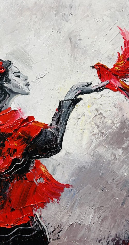 Crimson Flight by Vahe Bagumyan