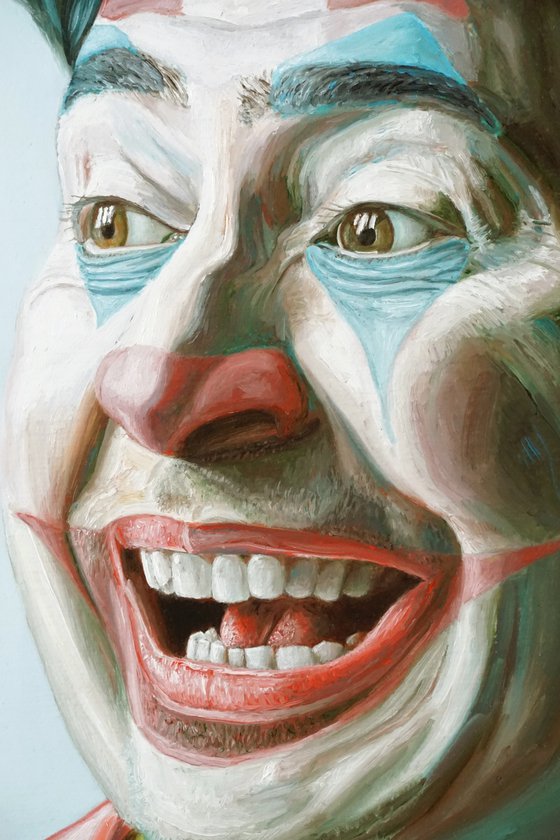 Self portrait as a joker n.2