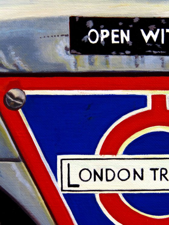 London Bus: Open With Care