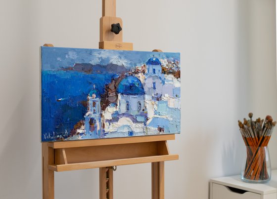 Santorini, Greece - Original landscape painting