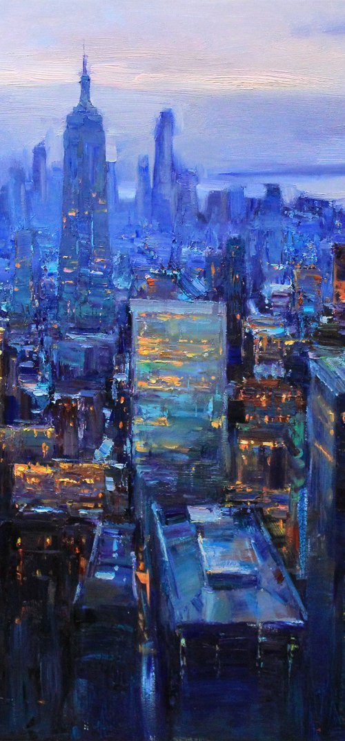 Evening of New York by Sergei Chernyakovsky