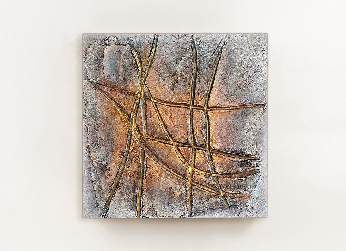 Desert Dawn By Cristina Simeoni, 12 X 12, Artwork For Sale On Artfinder