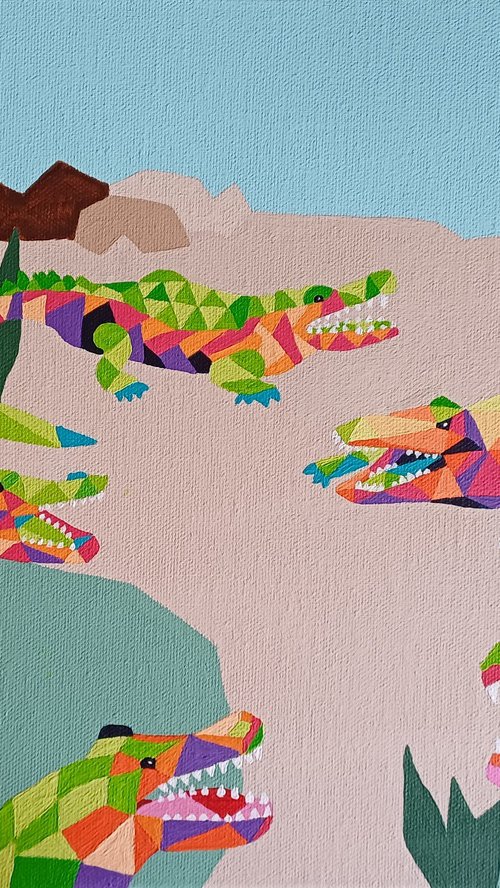 Crocodiles by Corinne Hamer