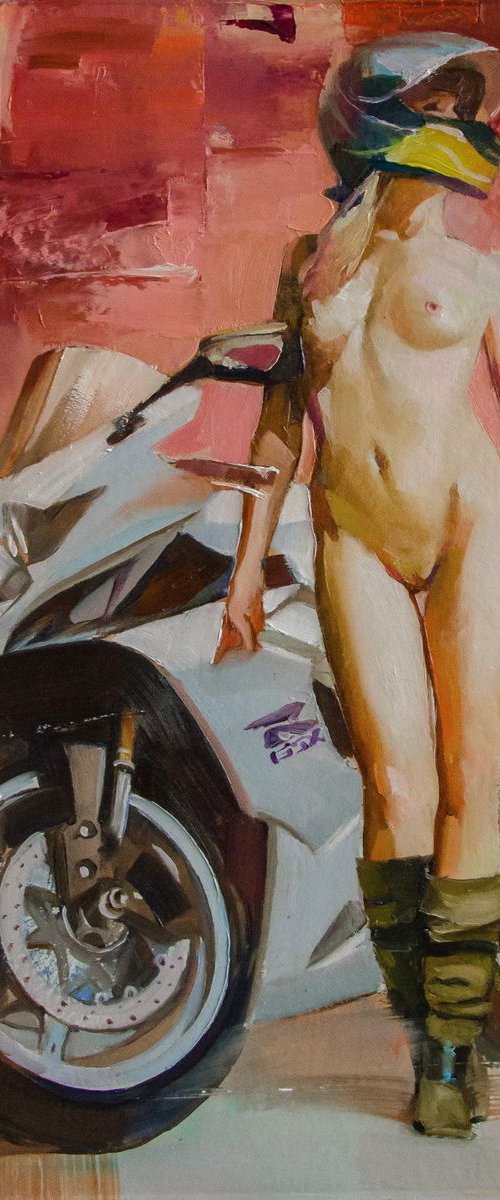 "Pink dream" 30x40 cm unframed by Valentin