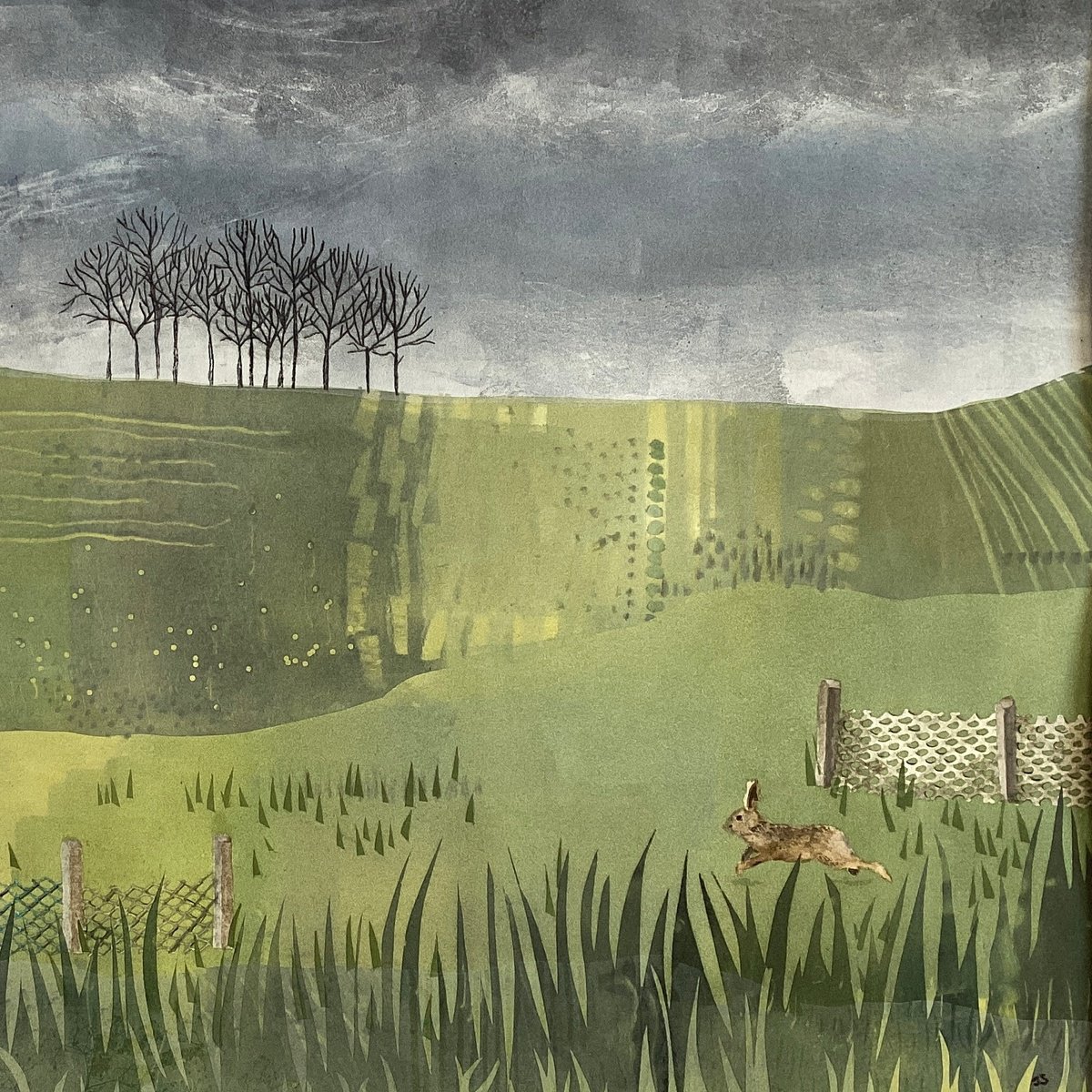 Impressionistic Limited Edition Print , Before It Rains By Jay Seabrook, 16 X 16, Artwork For Sale On Artfinder