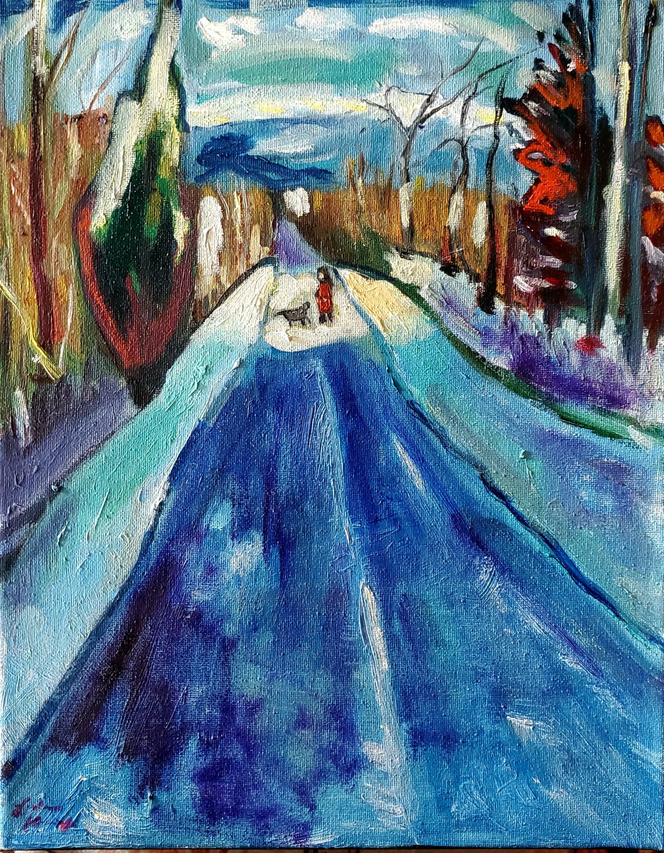 Winter’s walk by Lydia Knox