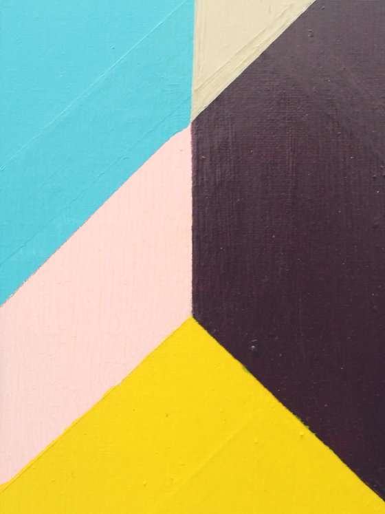 Geo Blocks No 2 (Framed)