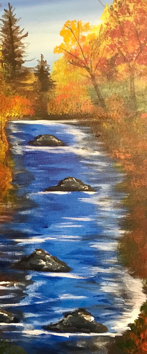 Fall Creek by Carolyn Shoemaker (Soma)