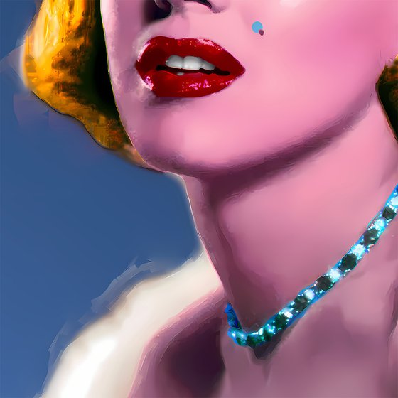 Marilyn Monroe N-27 - Large Pop art Giclée print on Canvas