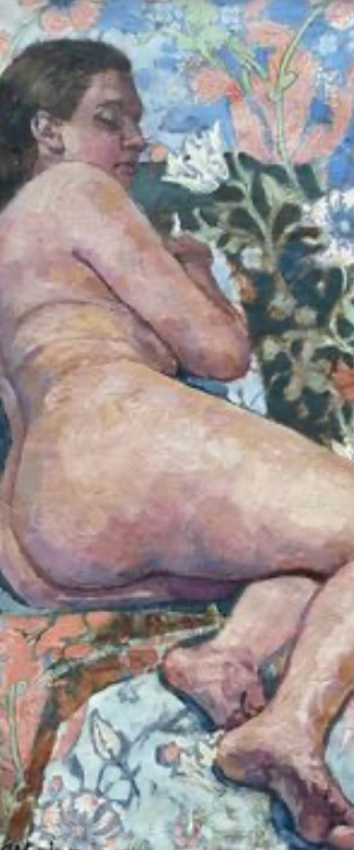 Nude in flowers by Nadezda Stupina