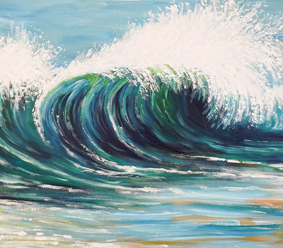 Seascape Breaking Waves D 6