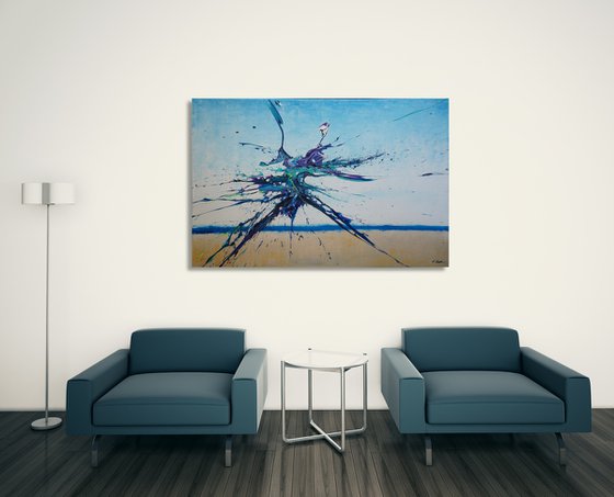 Artist's Beach IV (Spirits Of Skies 096131) (120 x 80 cm) XXL (48 x 32 inches)