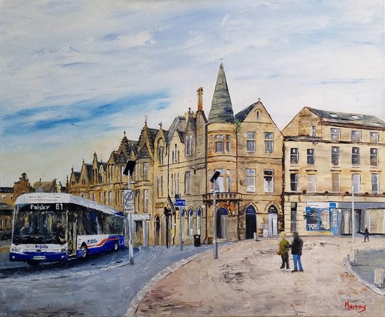 Paisley Town Centre Original Acrylics Painting