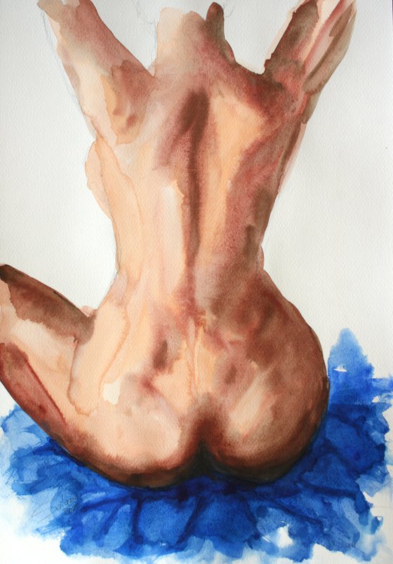 Grace XIII. Series of Nude Bodies Filled with the Scent of Color /  ORIGINAL PAINTING