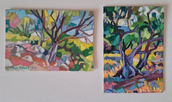 Set of two painting, 28