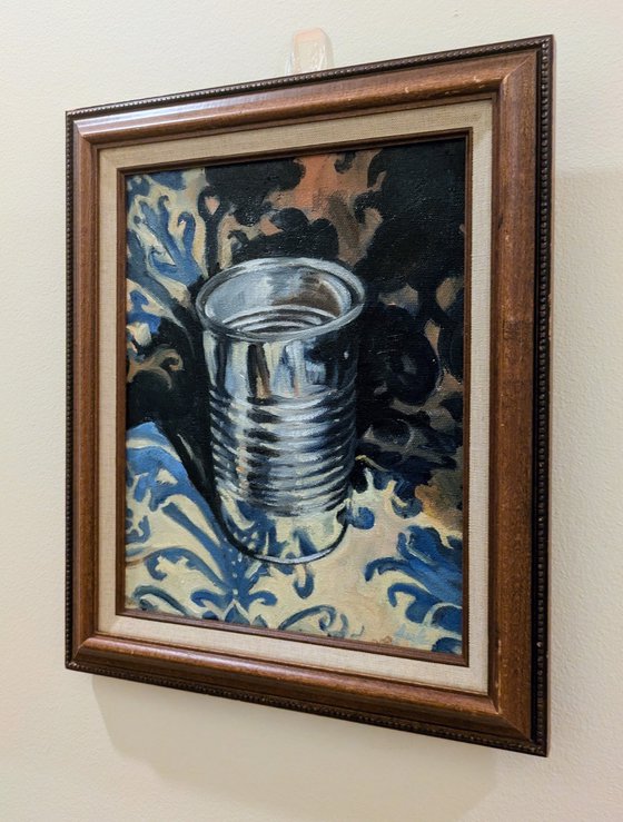 Tin Can on Damask