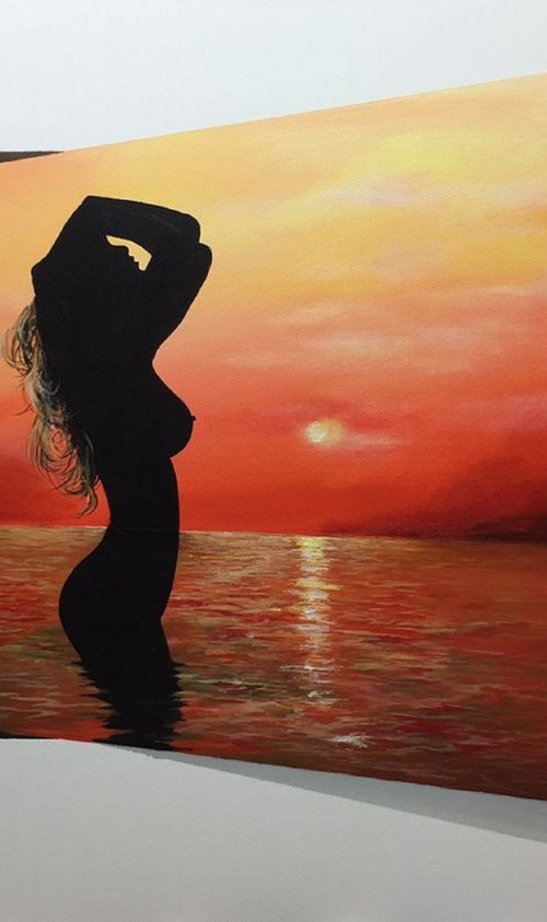 3D sunset by Eka Peradze