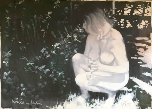 Natalie in Garden by David Kofton