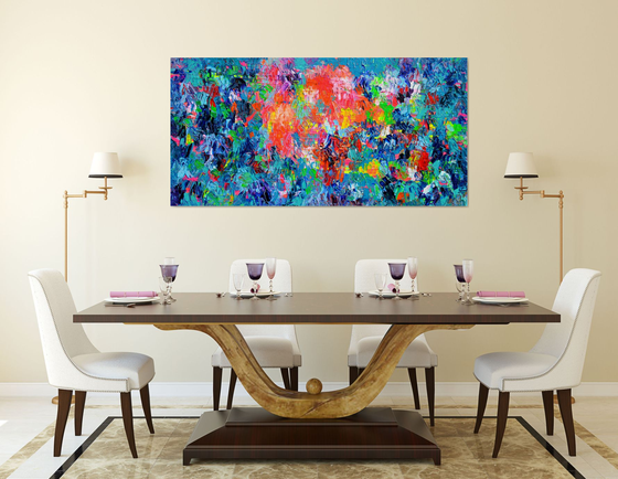 Palette 6 - Large Colorful Abstract Painting
