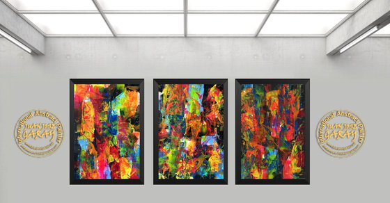 A Journey Through Color - Triptych