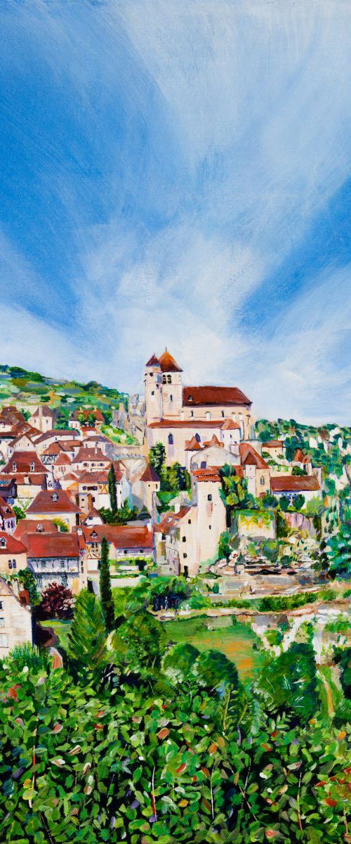 SAINT-CIRQUE-LAPOPIE, LOT, FRANCE by Diana Aungier-Rose