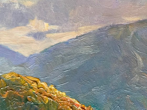 Evening Mood in the Mountain Valley