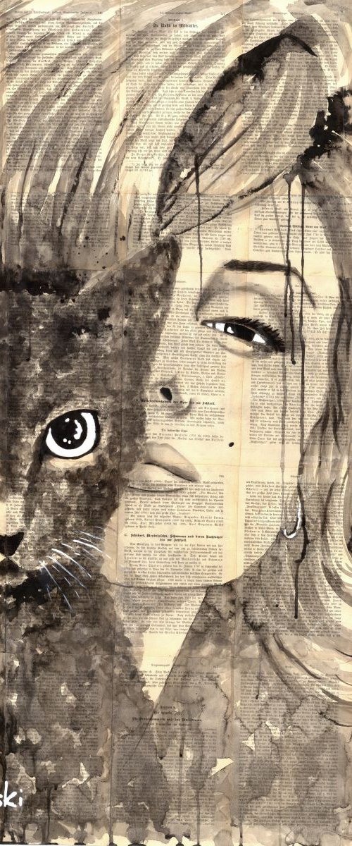 Marilyn's cat by Krzyzanowski Art