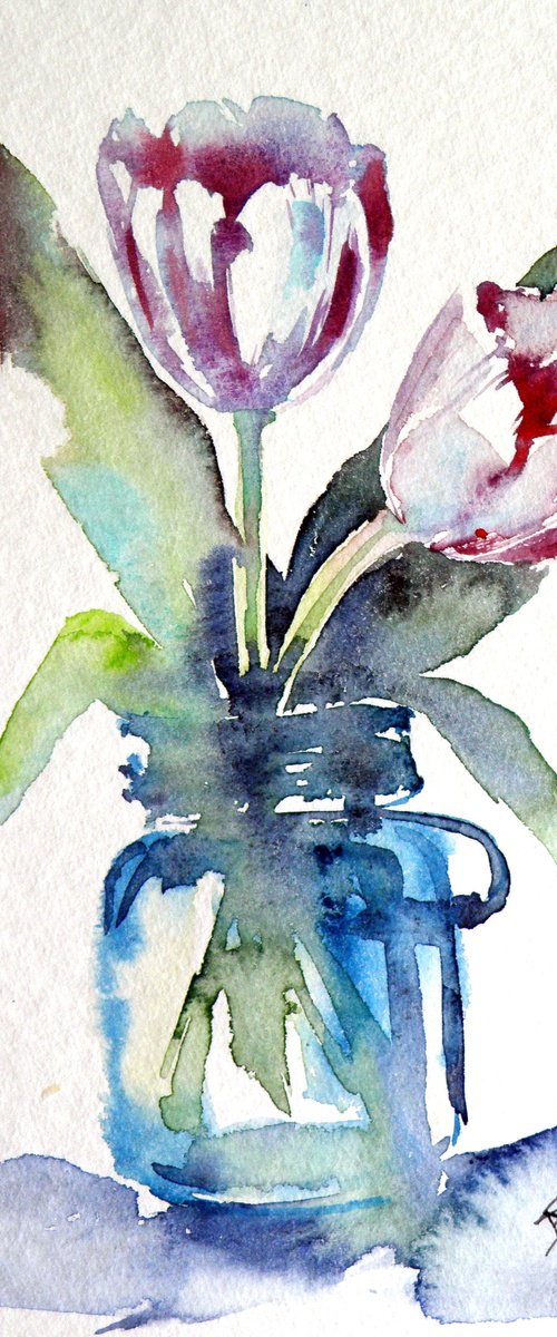 Two tulips by Kovács Anna Brigitta